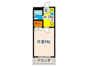 リバ－ジュ山下の物件間取画像